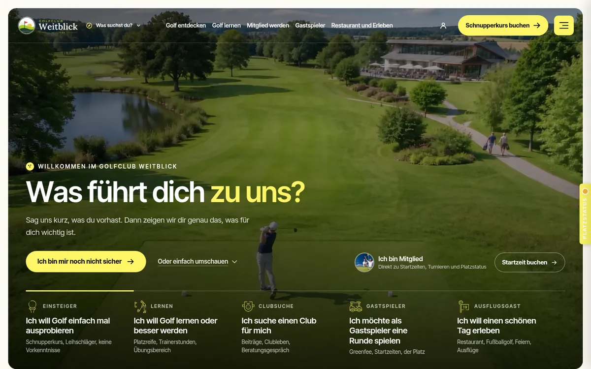 Startseite im Look Eagle