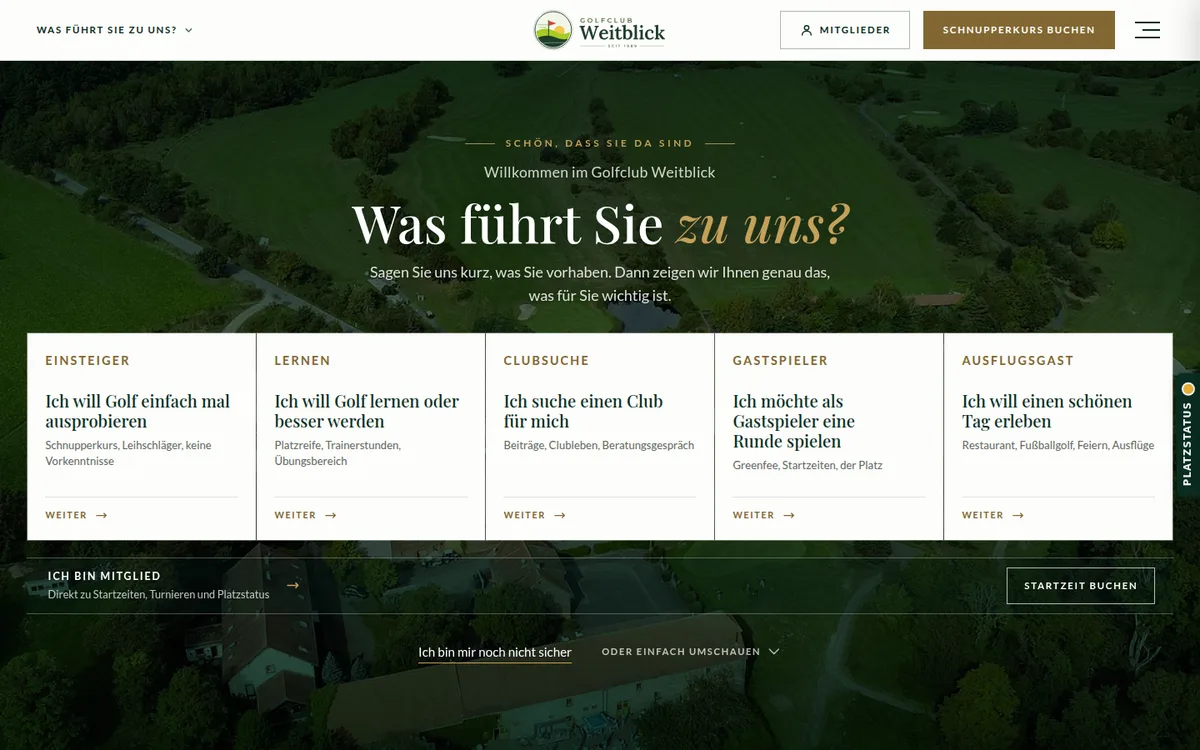 Startseite im Look Klassik